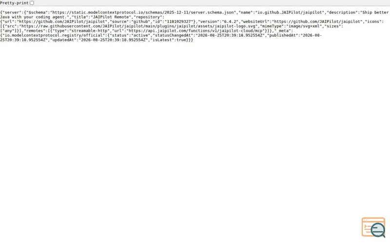 Screenshot of Registry