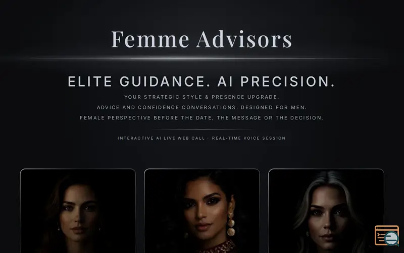 Screenshot of Femme Advisors