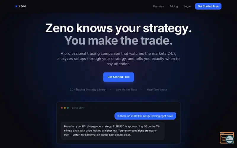 Screenshot of Zeno