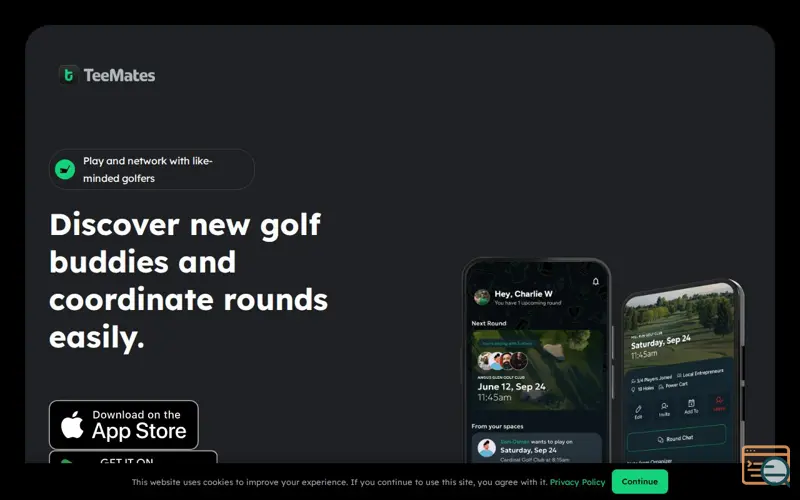 Screenshot of TeeMates: Golf & Networking