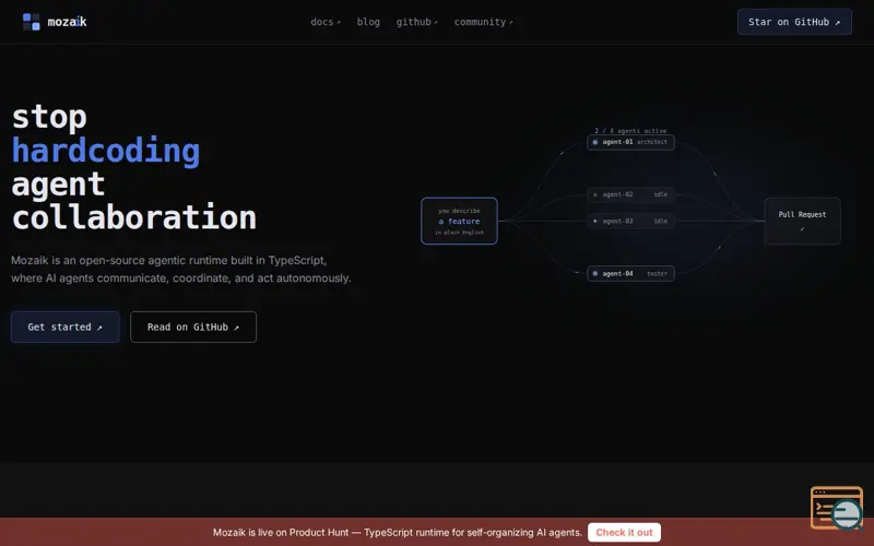 Screenshot of Mozaik