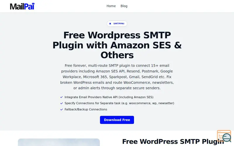Screenshot of SMTPPai