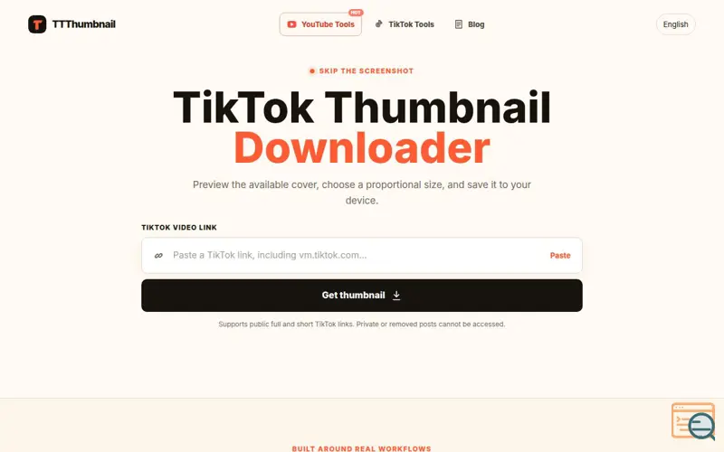 Screenshot of TTThumbnail