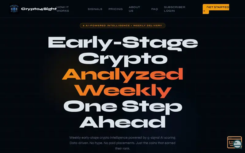 Screenshot of Crypto4Sight