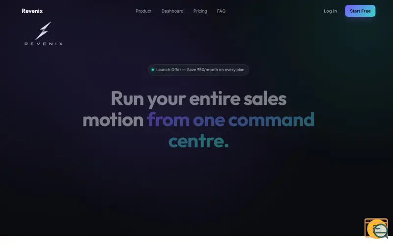 Screenshot of Revenix 