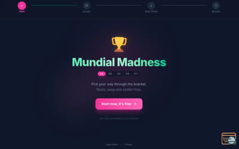 Screenshot of Mundial Madness
