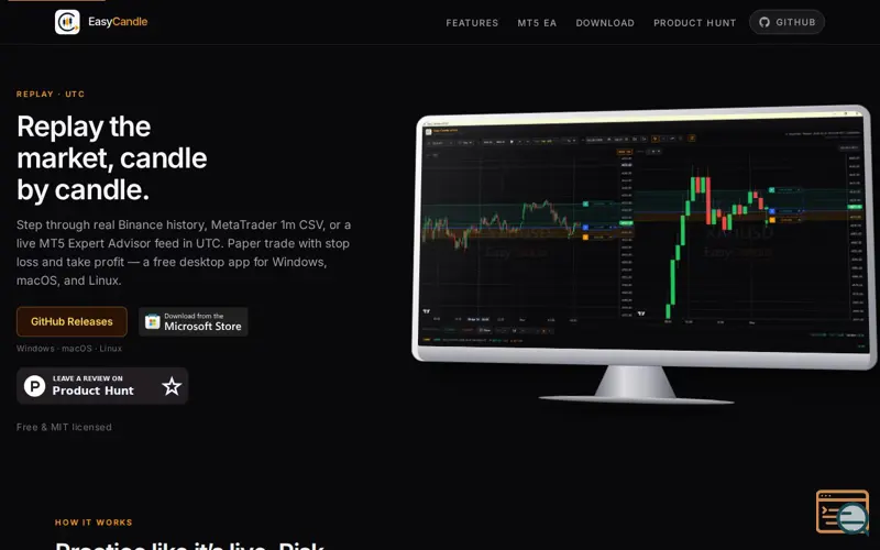 Screenshot of Easy Candle