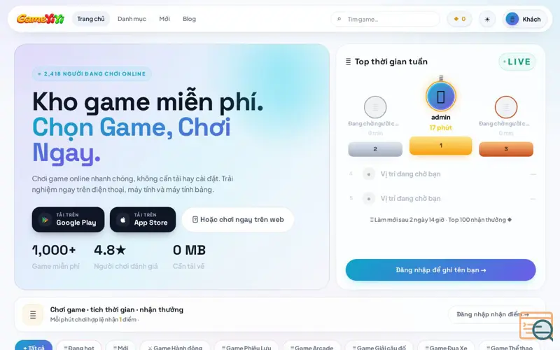Screenshot of Game YiYi