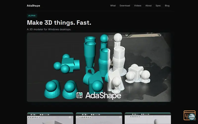 Screenshot of Adashape