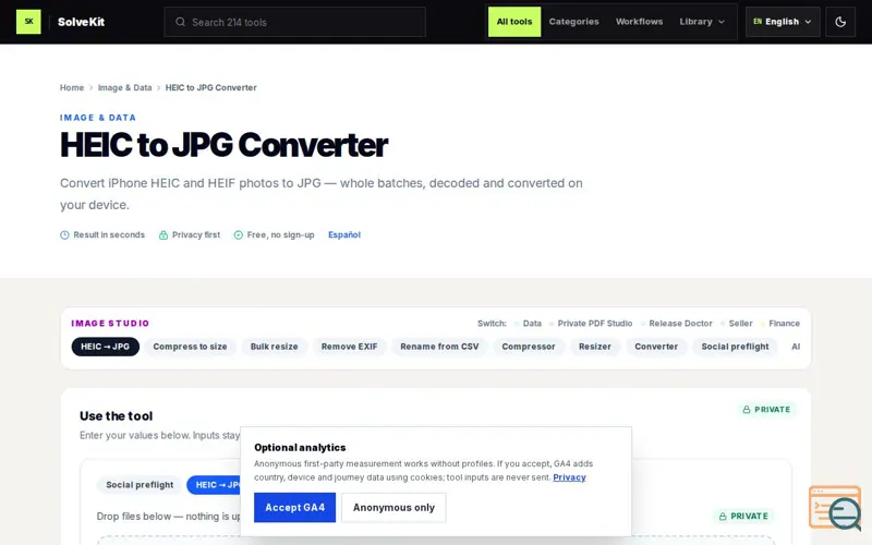 Screenshot of Image Batch Studio