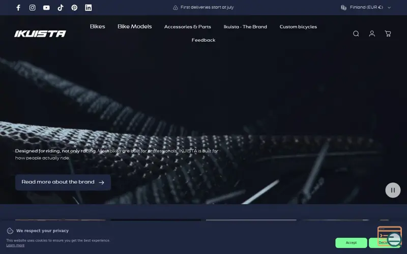 Screenshot of Ikuista
