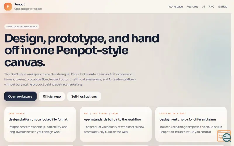 Screenshot of Penpot
