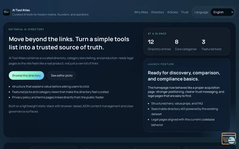 Screenshot of AI Alats