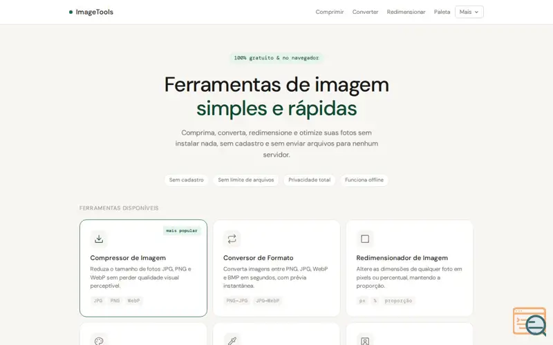 Screenshot of ImageTools