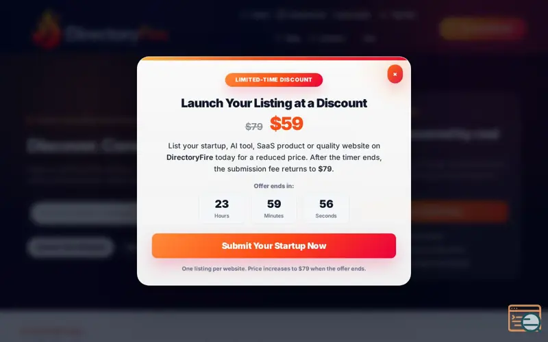 Screenshot of DirectoryFire