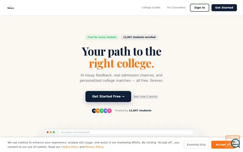 Screenshot of Skora