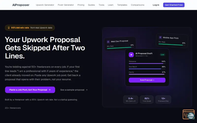 Screenshot of AI Proposer