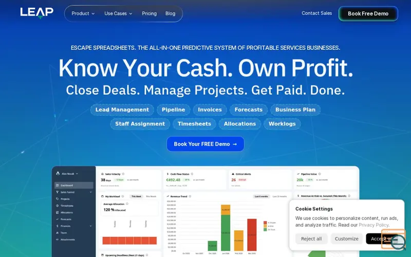 Screenshot of LEAP