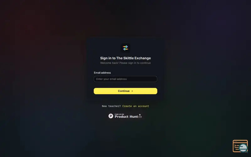 Screenshot of The Skittle Exchange
