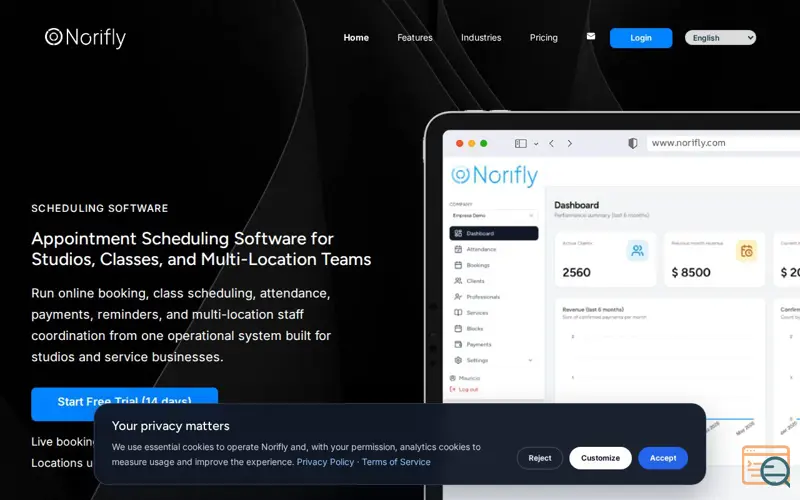 Screenshot of Norifly