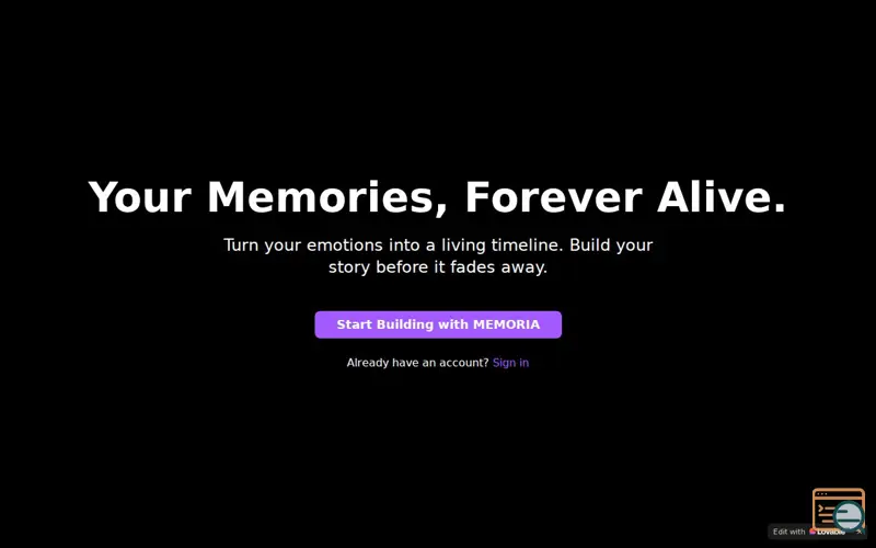 Screenshot of MEMORIA