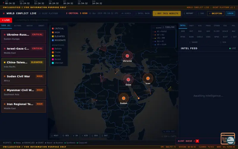 Screenshot of World Conflict Live