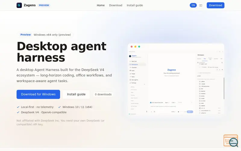 Screenshot of Zagens