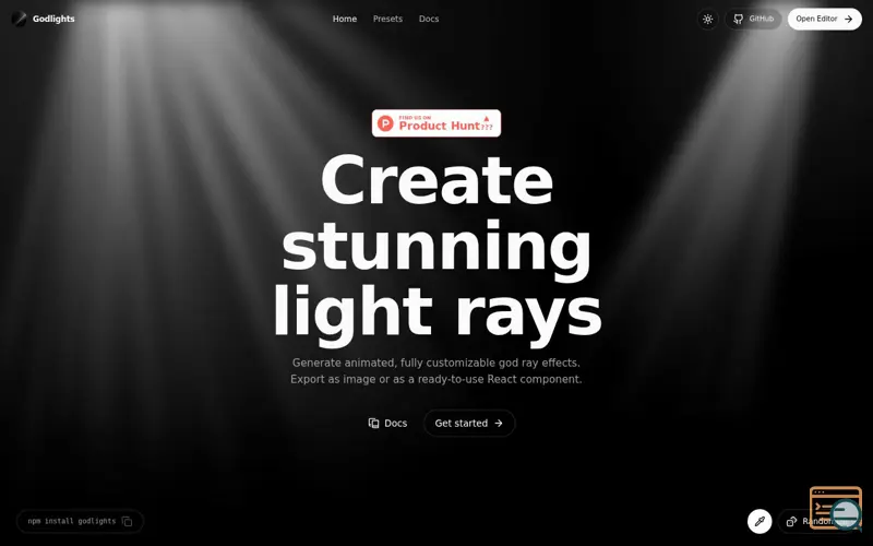 Screenshot of Godlights