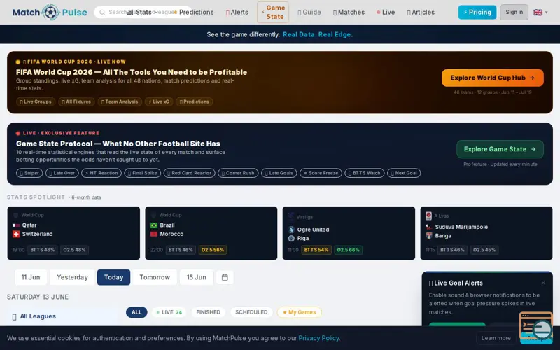 Screenshot of MatchPulse