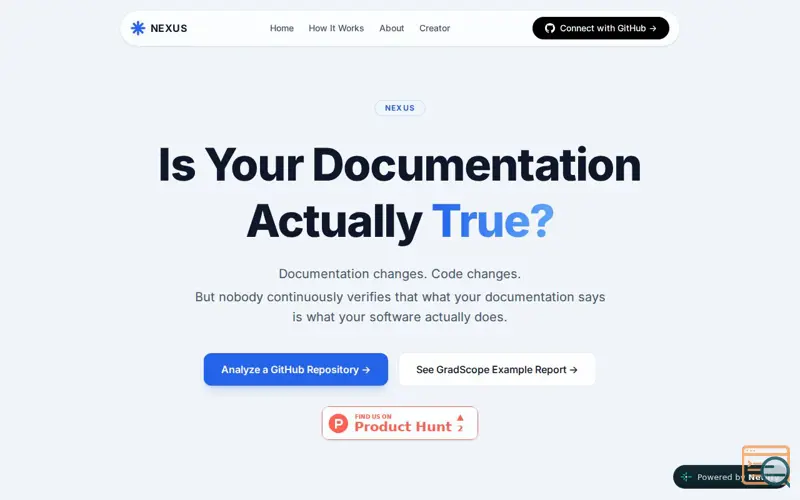 Screenshot of Nexus