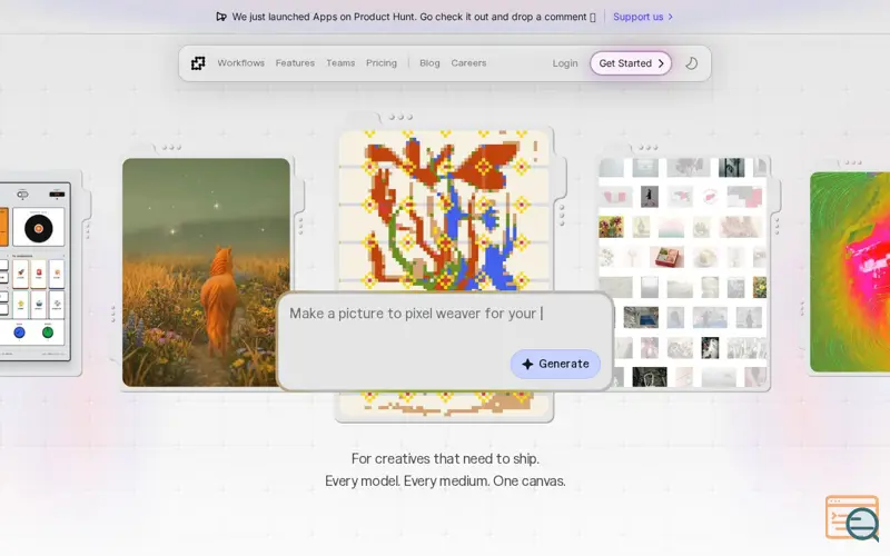 Screenshot of Fuser Apps