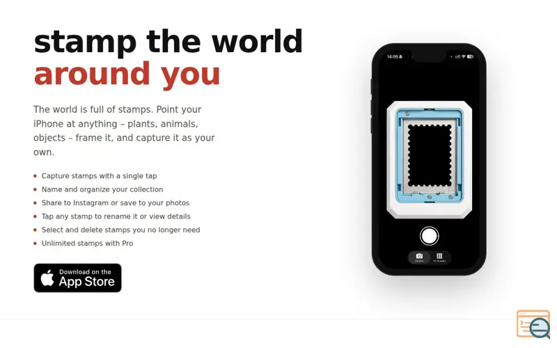Screenshot of StampCut