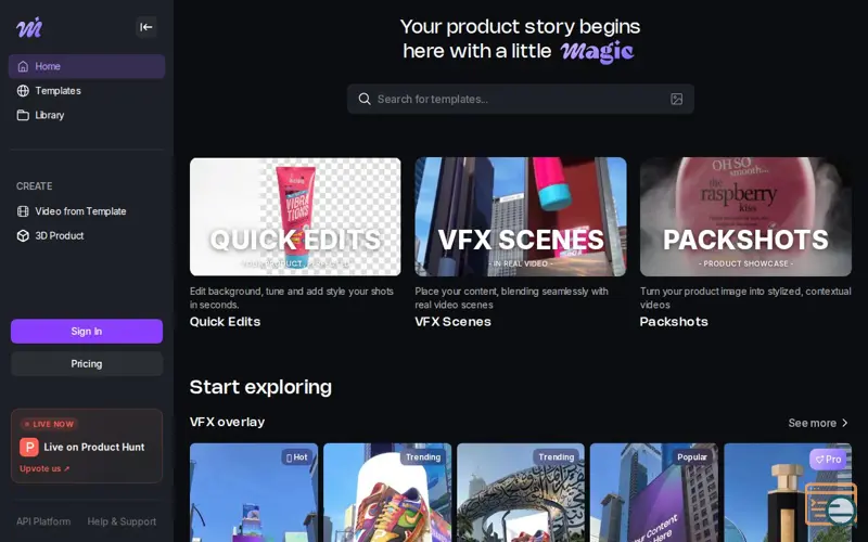 Screenshot of Magic