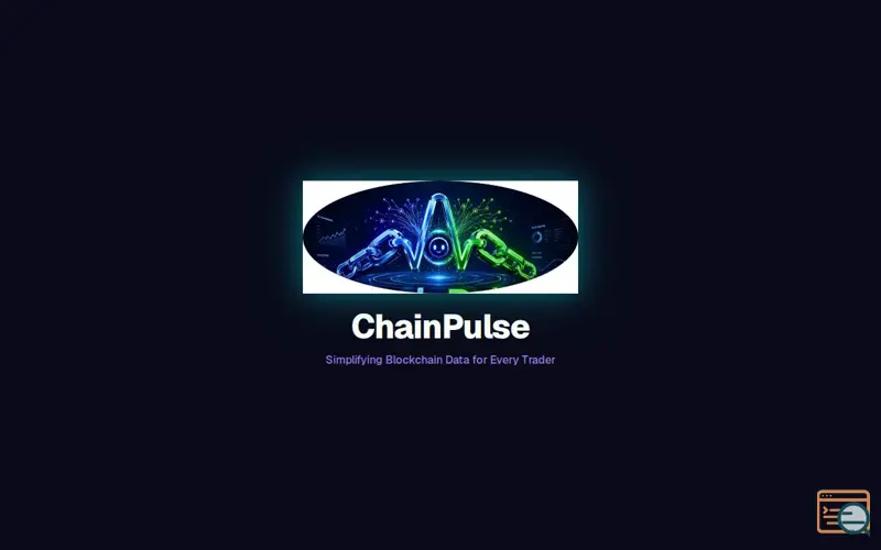 Screenshot of ChainPulse, a launch using Jotform