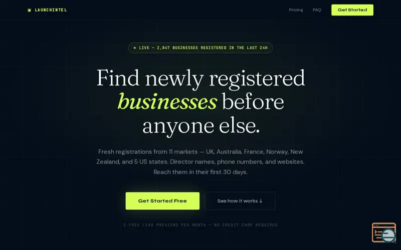 Screenshot of LaunchIntel