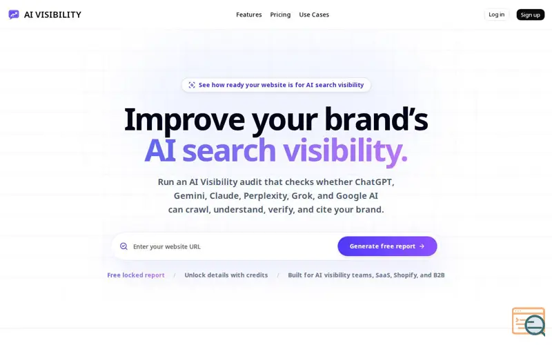 Screenshot of Ai-visibility