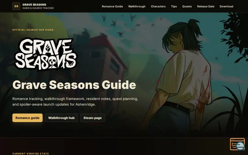 Screenshot of Grave Seasons Guide