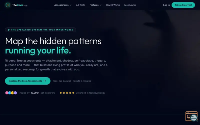 Screenshot of TheInner.app