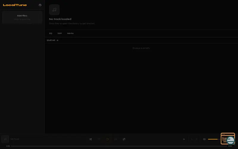 Screenshot of LocalTune