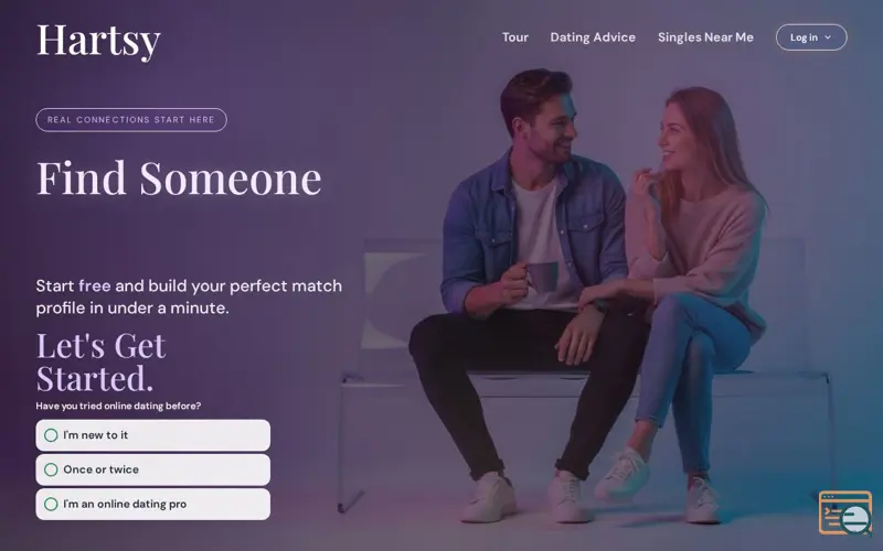 Screenshot of Hartsy — Intentional Dating App