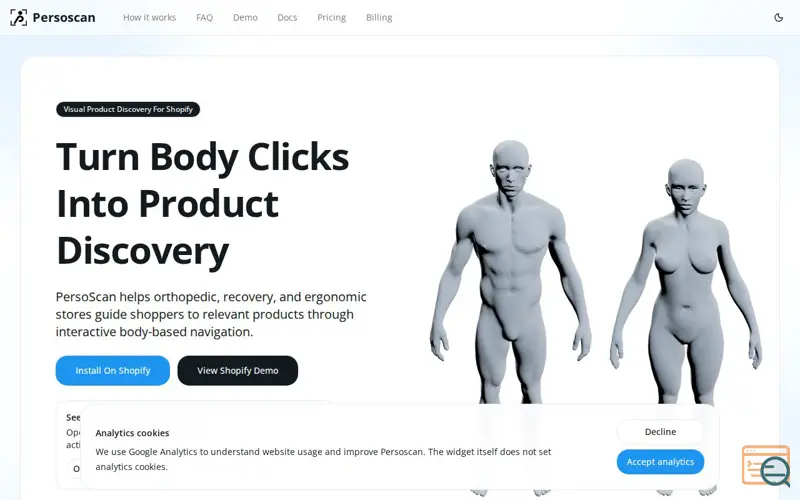 Screenshot of PersoScan