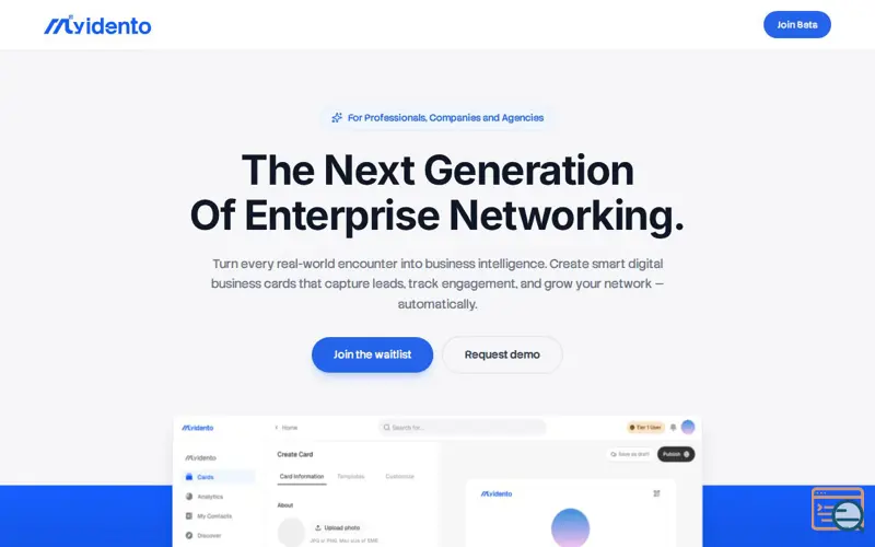 Screenshot of MyIdento