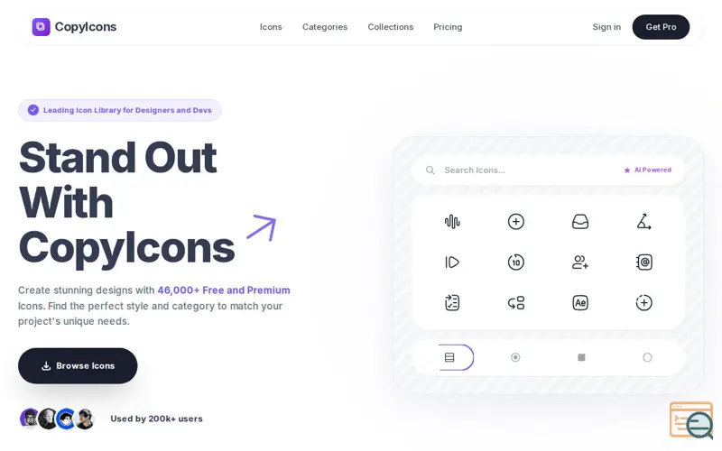 Screenshot of CopyIcons, a launch using Dropbox