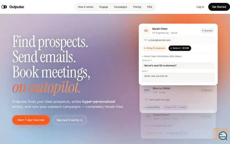 Screenshot of Outpulse