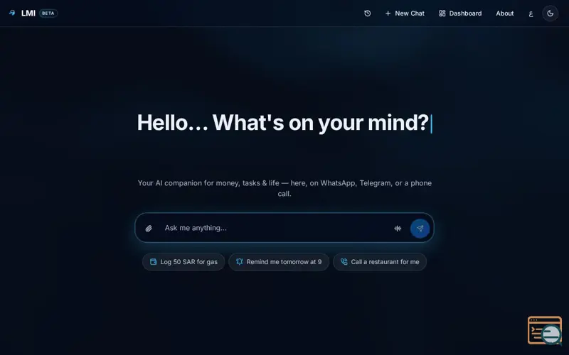 Screenshot of LifeMaster AI