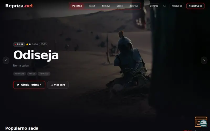 Screenshot of Repriza