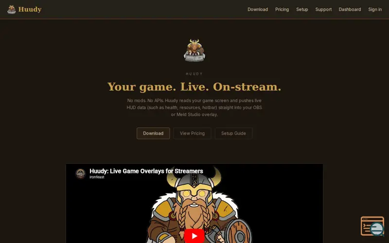 Screenshot of Huudy