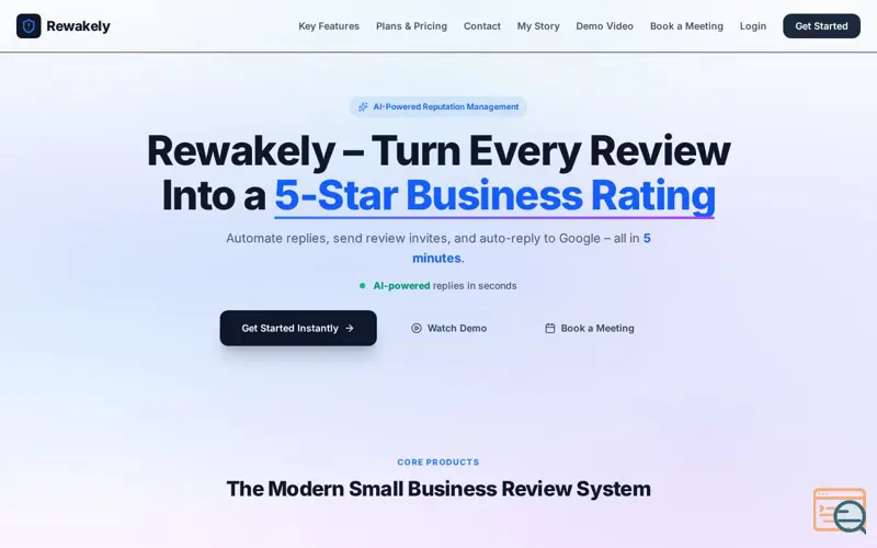 Screenshot of Rewakely