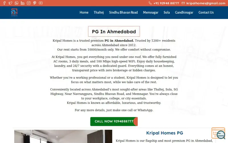 Screenshot of Kripal Homes PG