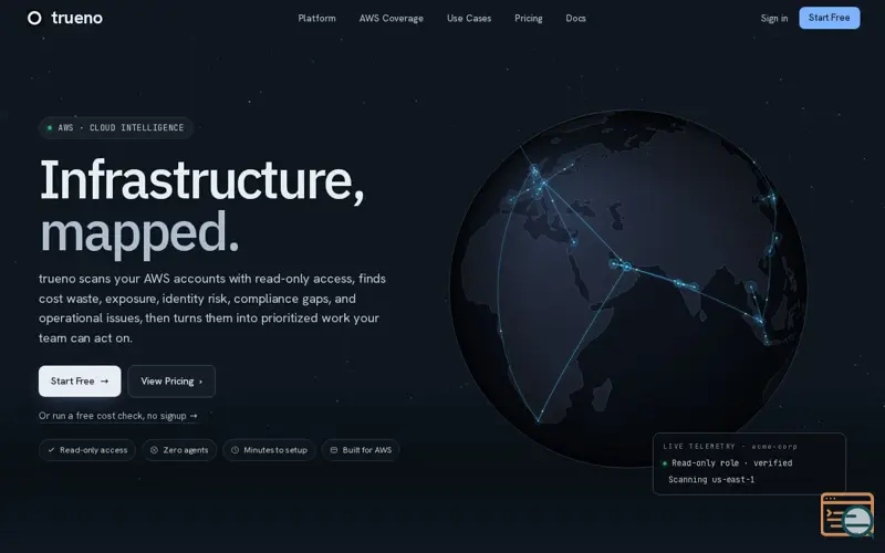 Screenshot of trueno